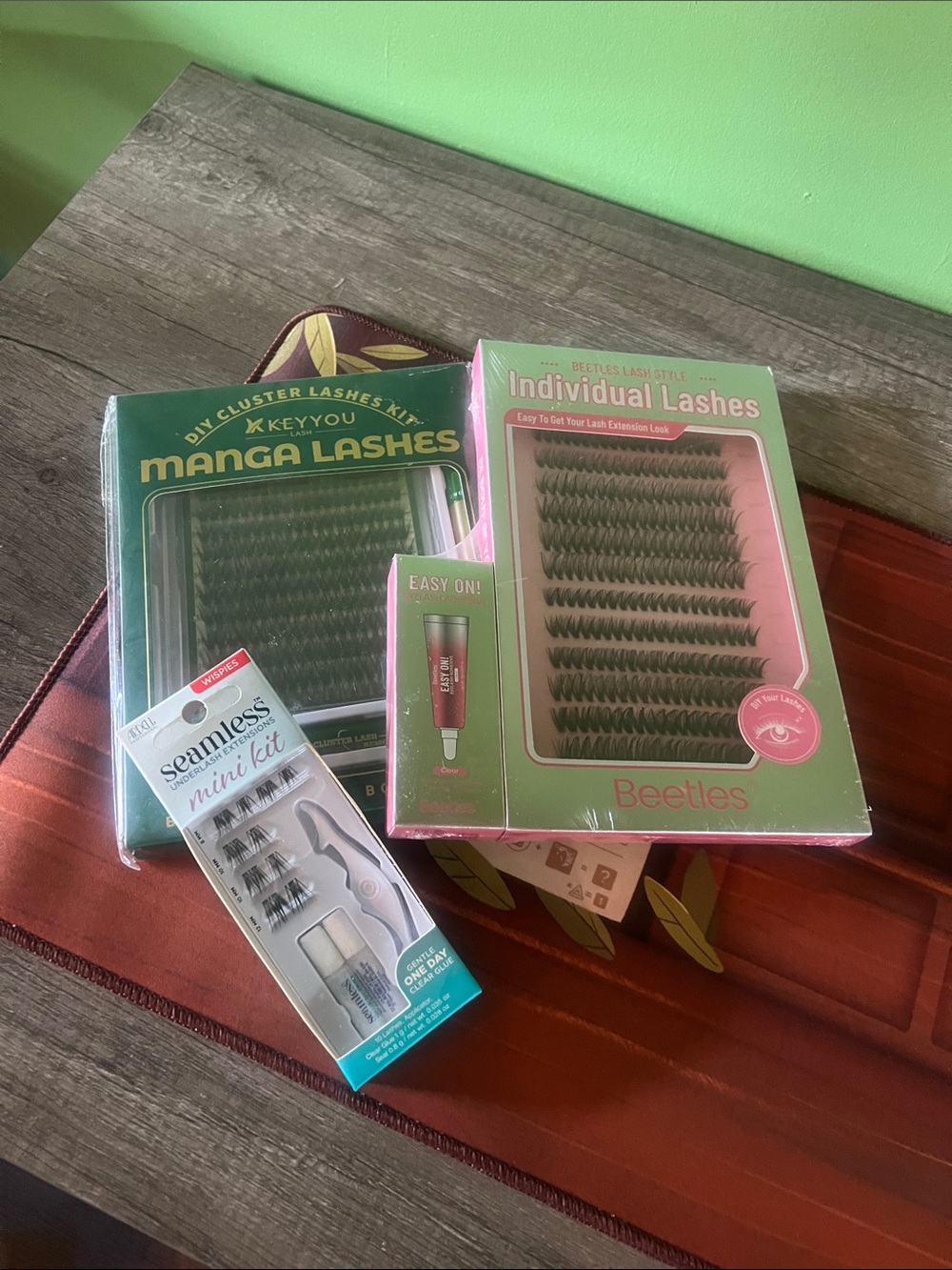 Beetles Individual Lashes + Manga Cluster Lash Kits - Mixed Black Lashes